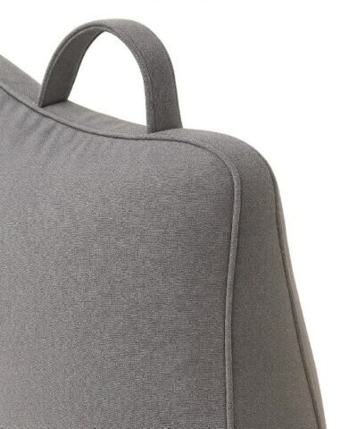 details coussin de lecture avec accoudoirs