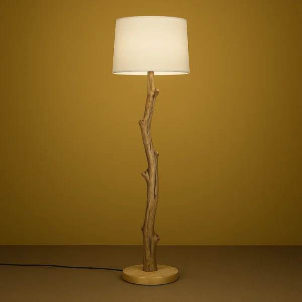 Lampadaire sur Pied Bois Flotté