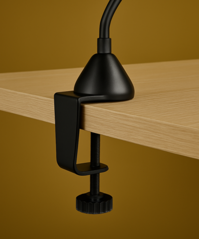 accroche lampe de bureau a pince