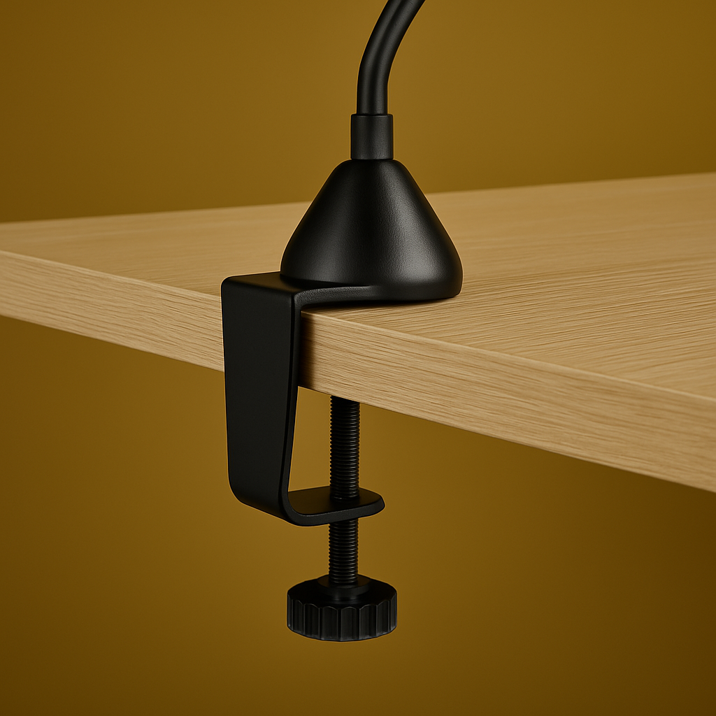accroche lampe de bureau a pince