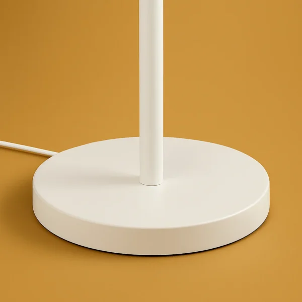 base lampadaire blanche