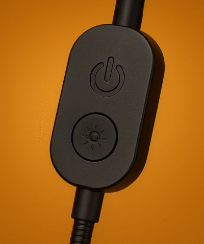 button allumer et eteinde lampe clipsable