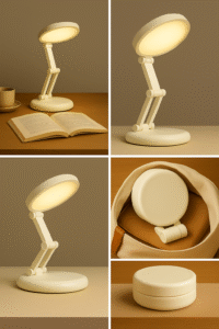 details lampe lecture rechargeable