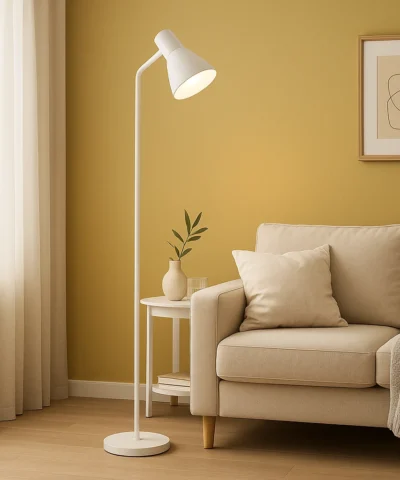 lampadaire blanc ambience