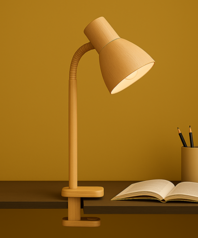 lampe a bois avec pince