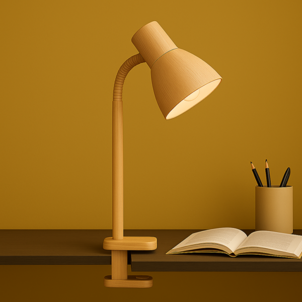 lampe a bois avec pince