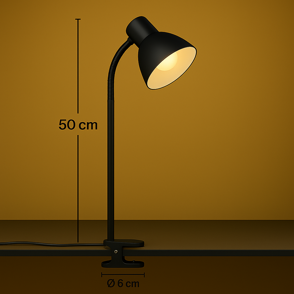 lampe bureau pince