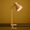 lampe de bureau en bois
