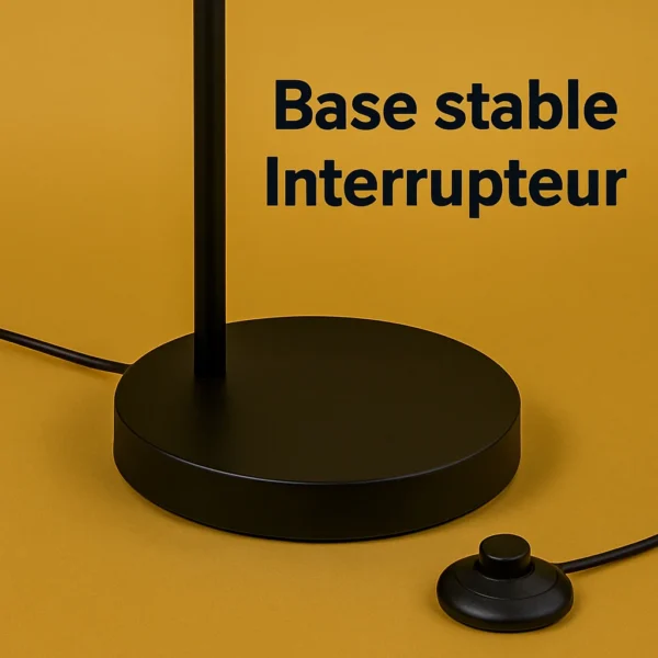 pied lampadaire orientable
