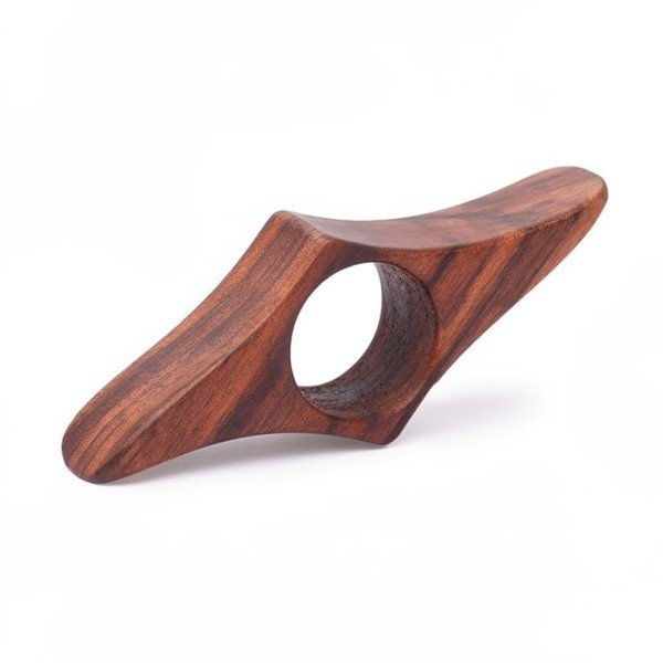 Bague de lecture en bois artisanale