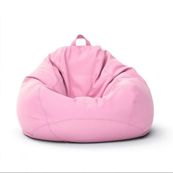 Pouf Poire rose – assise cocooning XXL