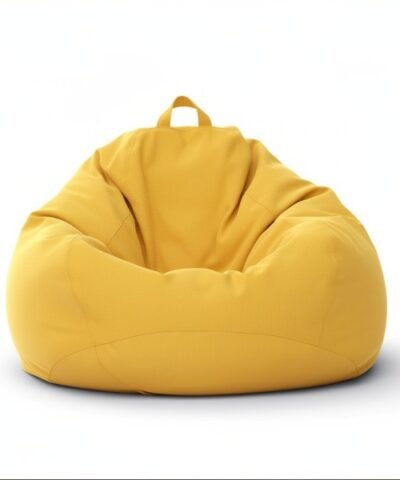 Pouf Poire – assise XXL ultra cosy - couleur jaune