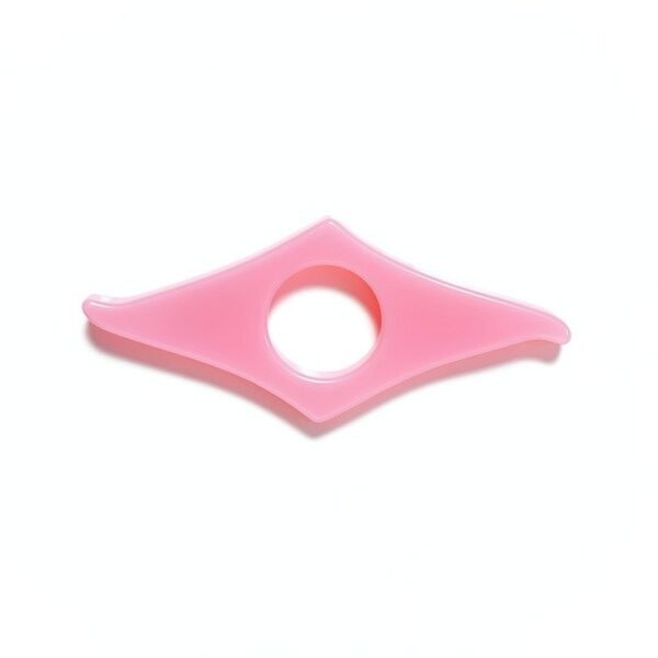 bague de lecture en plastique rose