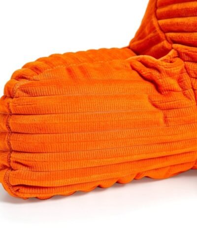 details coussin de lecture pour canape orange