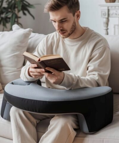 expo coussin avec repose bras lecture