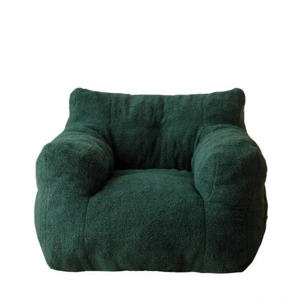 pouf de lecture adulte vert