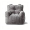 pouf de lecture enfant gris