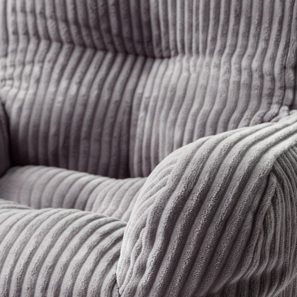 pouf de lecture enfant gris details