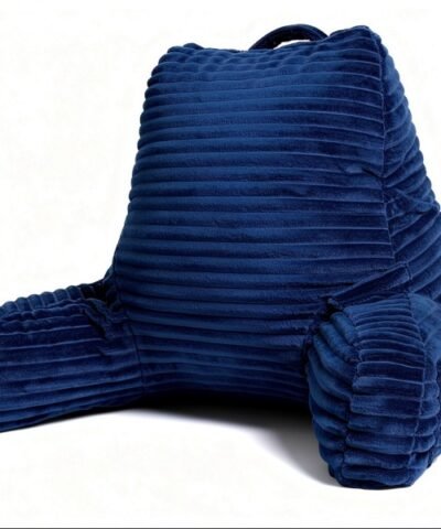 Oreiller de lecture confortable navy blue – look chic